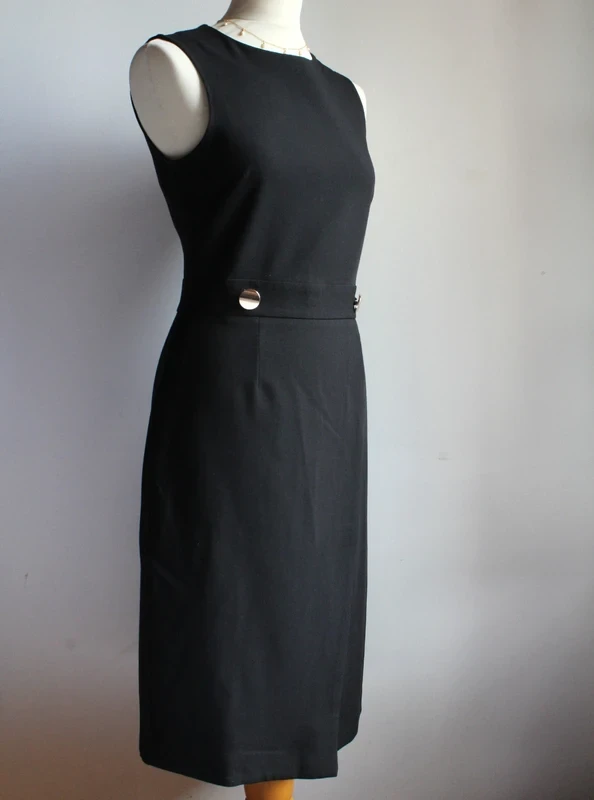 Black H&M cinched dress – photo 2